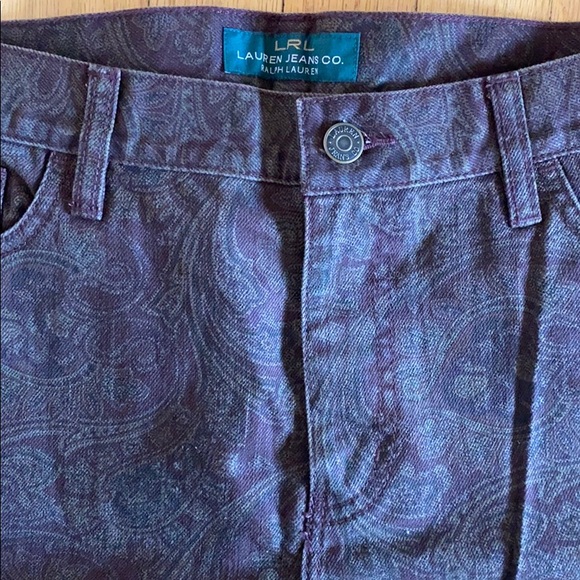 🍁 Ralph Lauren Fall Paisley Print Pants 🍂 - Picture 7 of 8